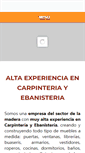 Mobile Screenshot of carpinteriaebanisteriamallol.com