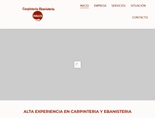Tablet Screenshot of carpinteriaebanisteriamallol.com